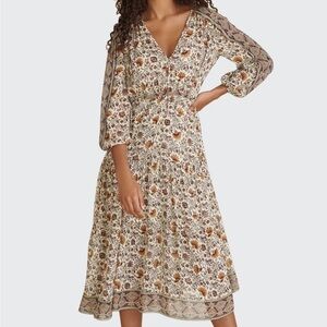 VERONICA BEARD Yoelle Paisley-Print Silk Midi